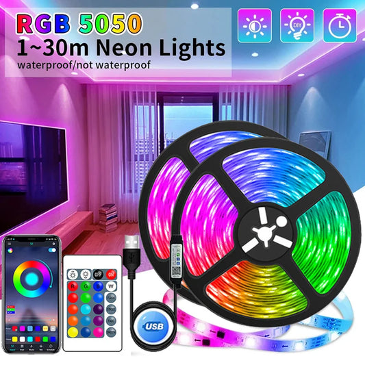 USB LED Strip Lights APP Control Colour