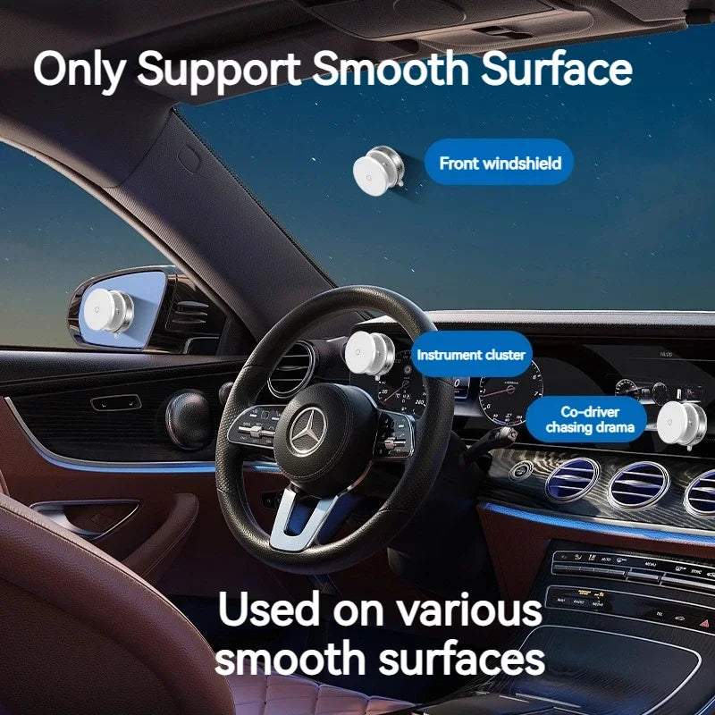 Vacuum Suction Magnetic Car Phone Holder