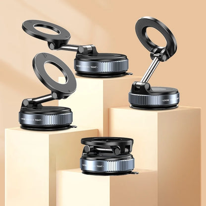 Foldable Swivel Magnetic Car Phone Holder