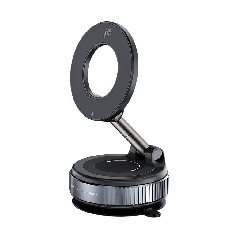 Vacuum Suction Magnetic Car Phone Holder