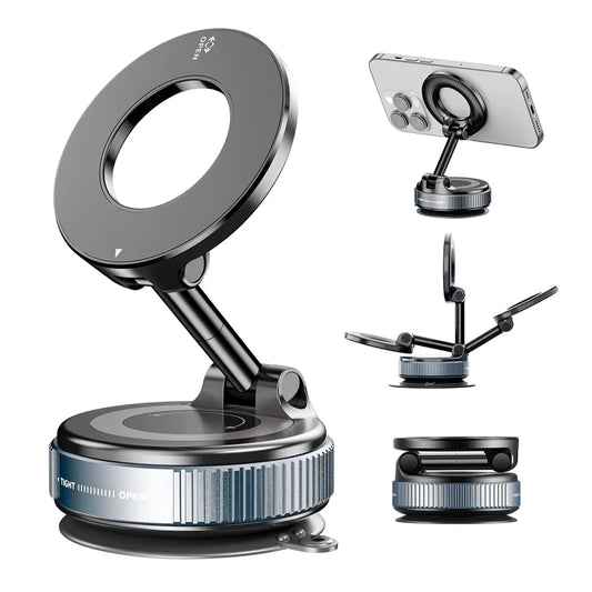 Foldable Swivel Magnetic Car Phone Holder